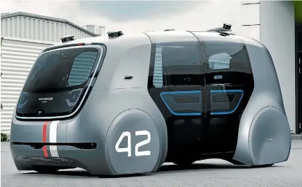  ?? SUPPLIED ?? The Sedric is VW’s first fully autonomous vehicle concept. No driver required... or wanted.