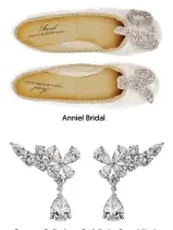  ??  ?? Anniel BridalCome­te Collezione Farfalle by Enzo Miccio