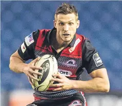  ??  ?? Jason Tovey bagged Edinburgh’s only try of the match.