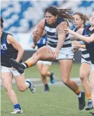  ??  ?? Geelong's Richelle Cranston.