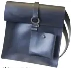  ??  ?? Unisex courier bag, $449..