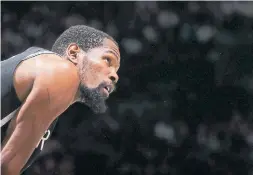  ?? NATHANIEL S. BUTLER GETTY IMAGES ?? The Brooklyn Nets have surrounded Kevin Durant with a formidable roster, and locked him up though 2026 with a new deal.