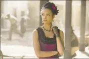  ?? HBO ?? Thandie Newton earned a nomination for best actressin a drama for “Westworld,” the HBO sci-fi that garnered 22 nomination­s in all Thursday.