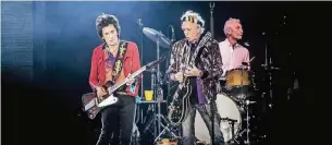  ??  ?? Veteranen unter sich: Ron Wood, Keith Richards und Charlie Watts.