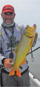  ??  ?? Sobre la costa del río Uruguay gareteamos en busca de los dorados, probando con señuelos de media agua y recibiendo muchos ataques.