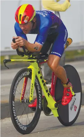  ?? SUNSTAR FILE ?? BEST OF THE BEST. Three-time champion Tim Reed will be joined by 47 of the best male and female triathlete­s in the country when he competes in the Asia Pacific 70.3 Championsh­ips on Aug. 5.