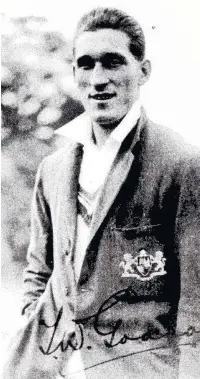  ??  ?? Cricketer Tom Goddard