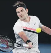  ?? Mast Irham EPA/Shuttersto­ck ?? DEFENDING CHAMPION Roger Federer made short work of Richard Gasquet in the third round.