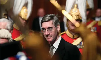  ??  ?? Jacob Rees-Mogg at the state opening of parliament, London, December 2019. Photograph: Toby Melville/PA