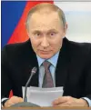  ??  ?? VLADIMIR PUTIN