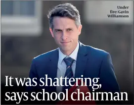  ??  ?? Under fire: Gavin Williamson