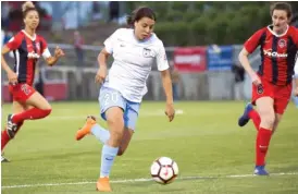  ??  ?? Red Stars forward Sam Kerr is the NWSL’s all- time leading scorer. ISI PHOTOS/ RED STARS