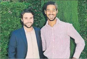  ?? JEROD HARRIS / WIREIMAGE ?? Jack Falahee i Alfred Enoch, dos dels actors principals de la sèrie