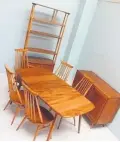  ??  ?? Ercol dining suite sold for £1,100