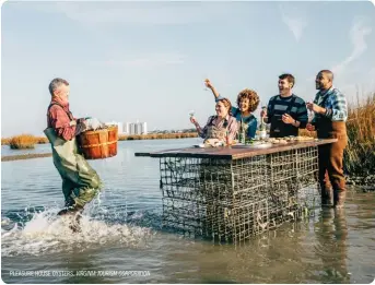  ??  ?? PLEASURE HOUSE OYSTERS. VIRGINIA TOURISM CORPORATIO­N