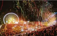  ?? Foto: J. Kelagopain/OTCN/ ?? Nächtliche­r „Corso“durch die Straßen Nizzas: Der Karneval lockt jedes Jahr rund 400000 Zuschauer.