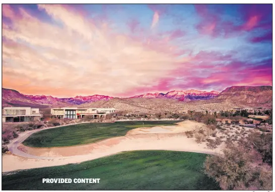  ?? Summerlin ?? The Howard Hughes Corp., developer of Summerlin, recently released five final homesites in The Ridges, the community’s 793-acre exclusive hillside custom home enclave perched along the valley’s western rim.