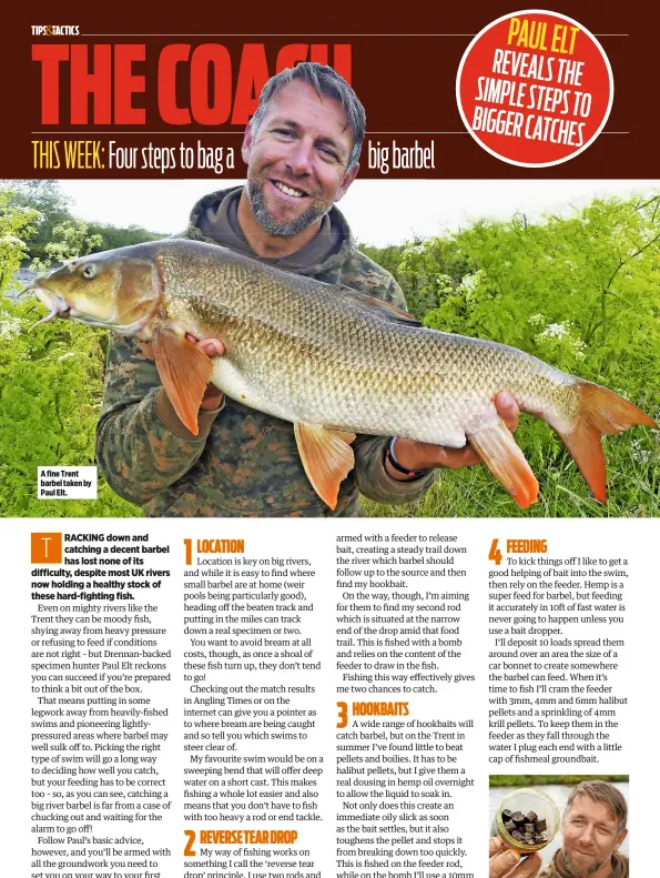  ??  ?? A fine Trent barbel taken by Paul Elt.