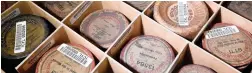  ??  ?? BOXED SET: A box of wax cylinder classical recordings from the 1870s.