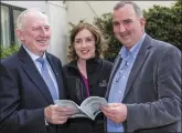  ??  ?? Charlevill­e show sponsor Fidelma O Leary of Munster AI pictured with Tim Broderick and Ian Whorton of Charlevill­e Show.
