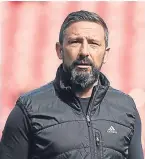  ?? Picture: PA. ?? Low-key approach to preparing for the final: Derek McInnes.