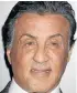  ??  ?? SYLVESTER STALLONE