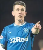  ??  ?? Injured Rangers star Ryan Jack