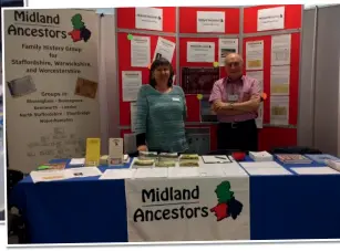  ??  ?? Ready to help members of the public find out more about their Midland ancestors