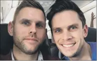  ?? PICTURE: PA WIRE. ?? ‘DEEPLY MISSED’: Stuart Hill, left, and his brother Jason were killed in a helicopter crash in the Grand Canyon on Saturday.