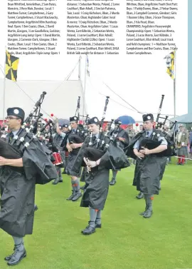  ?? 26_t36argyll1 ?? oungsters also took part in the piping band competitio­ns
