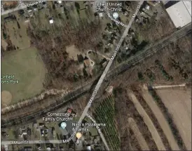  ?? PHOTO FROM SCREENSHOT ?? PennDOT announced Friday the Main Street bridge over the Norfolk Southern Railroad tracks has been re-opened.