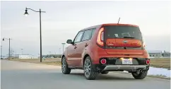  ?? LESLEY WIMBUSH / DRIVING. CA ?? The 2017 Kia Soul Turbo offers a bit more performanc­e.