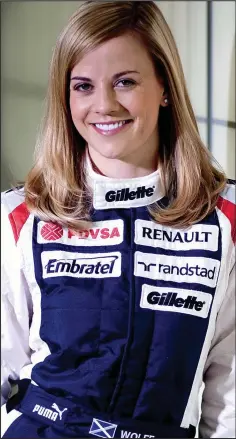  ??  ?? Change of gear: Wolff has now hung up her race overalls