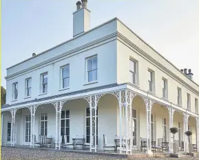  ??  ?? IMPOSING Lympstone Manor offers a high-class retreat for discerning travellers