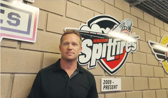  ?? JASON KRYK ?? Trevor Letowski listened to some pro offers before deciding to stay on with the Windsor Spitfires as their head coach, replacing Rocky Thompson.
