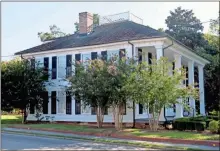  ?? Lem Arnold, Walker County Historical Society ?? The Marsh House is at 308 N. Main St., LaFayette. The building was built about 1836.