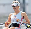  ??  ?? Untroubled: Sculler Victoria Thornley won through to the semi-finals