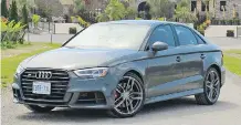  ?? PETER BLEAKNEY/DRIVING ?? The 2017 Audi S3 Technik adds navigation, MMI touchpad, blind-spot assist, rear-view camera, front and rear park assist, Bang and Olufsen audio, proximity key and Virtual Cockpit.
