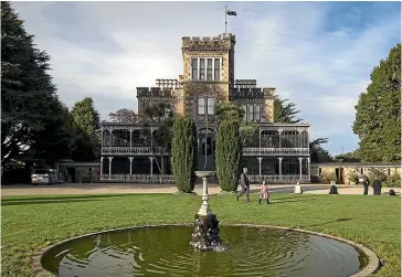  ?? ALDEN WILLIAMS/STUFF ?? You can stay at the country’s only castle, Larnach Castle.