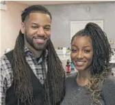  ?? SUN-TIMES FILE PHOTO TYLER PASCIAK LARIVIERE/ ?? House of Melanin owners Samuel and Myeisha Campbell are hiring a marketing manager. “Hopefully, we’ll be able to get that traffic back to where it needs to be,” Myeisha Campbell says.