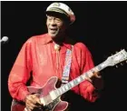  ?? SUN- TIMES FILES ?? Chuck Berry performs at the Congress Theater in 2011.