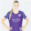 ?? COURTESY ORLANDO PRIDE ?? Forward Rachel Hill is learning from the all-time greats she has access to with the Orlando Pride.
