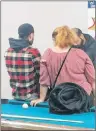  ?? SUBMITTED PHOTO ?? Jaswinder singh Dhaliwal (left), Sunnydeep singh Pannu (Sunni), and Annemarie Blanchard left the Tignish Legion Wednesday after Jaswinder singh Dhaliwal was asked to remove his religious headcoveri­ng and was taunted with racial slurs by patrons. The...