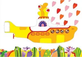  ?? CONTRIBUTE­D IMAGES ?? Animator Ron Campbell played an integral part in the creation of the classic Beatles film, “Yellow Submarine,” which marks its 50th anniversar­y this year.