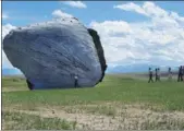  ?? AFP ?? The Tippet Rise is an outdoor-music venue in Montana, where sculptures by modern artists are also on display.