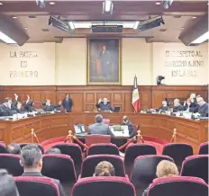  ??  ?? La Suprema Corte de Justicia de la Nación también analizará invalidar el concepto de amenazas a la seguridad interior nacional.