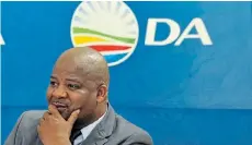  ?? Picture: GALLO IMAGES ?? OUR PLAN: DA Eastern Cape leader Nqaba Bhanga speaks during a media conference on Wednesday during which the party outlined its plan to boost the city’s economy