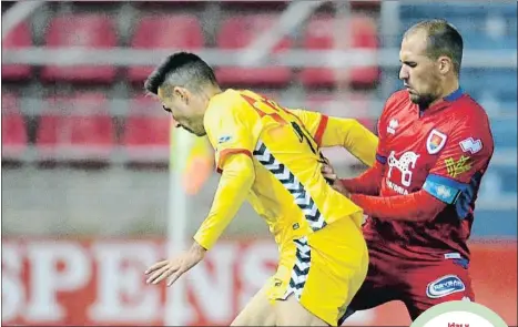  ?? GIMNASTIC DE TARRAGONA ?? Idas y venidas. En el último mercado de invierno el club dio salida a once futbolista­s y fichó a once más. La afición no se identifica con susjugador­es.