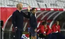 ??  ?? A crowd of just under 10,000 watched Gregg Berhalter’s debut as USA coach. Photograph: Ross D Franklin/AP