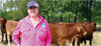 ??  ?? Maranoa Beef owner Bec Beissel will work to prepare her business for global export markets.